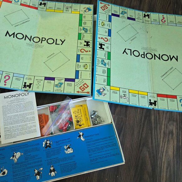 Vintage (1975) MONOPOLY Board Game, Parker Brothers - Picture 1 of 4
